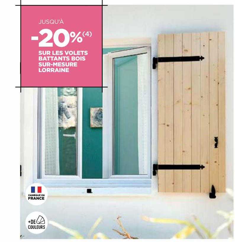 les volets battants bois sur-mesure lorraine