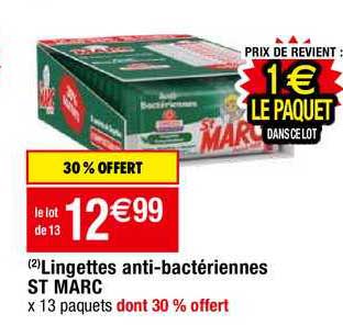 lingettes anti-bactériennes st marc