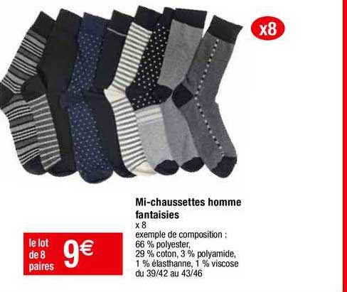 mi-chaussettes homme fantaisies