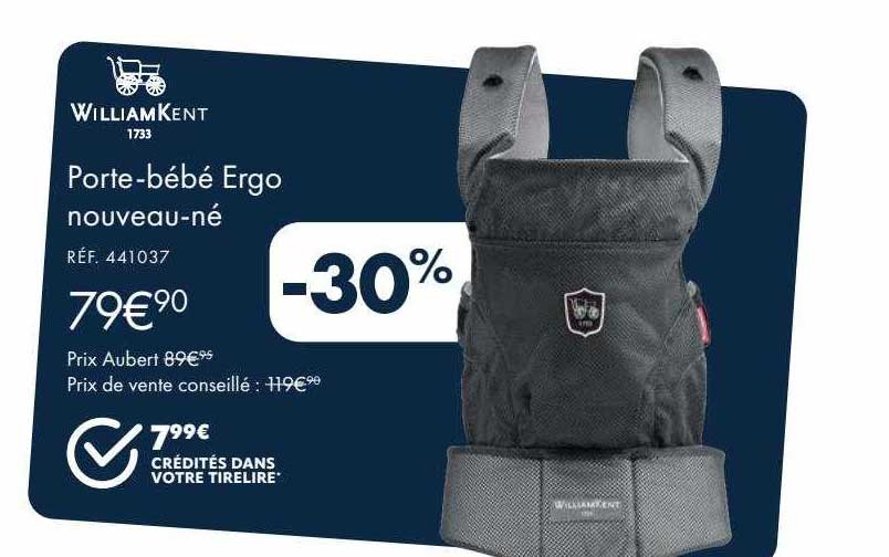 porte-bébé ergo nouveau-né william kent