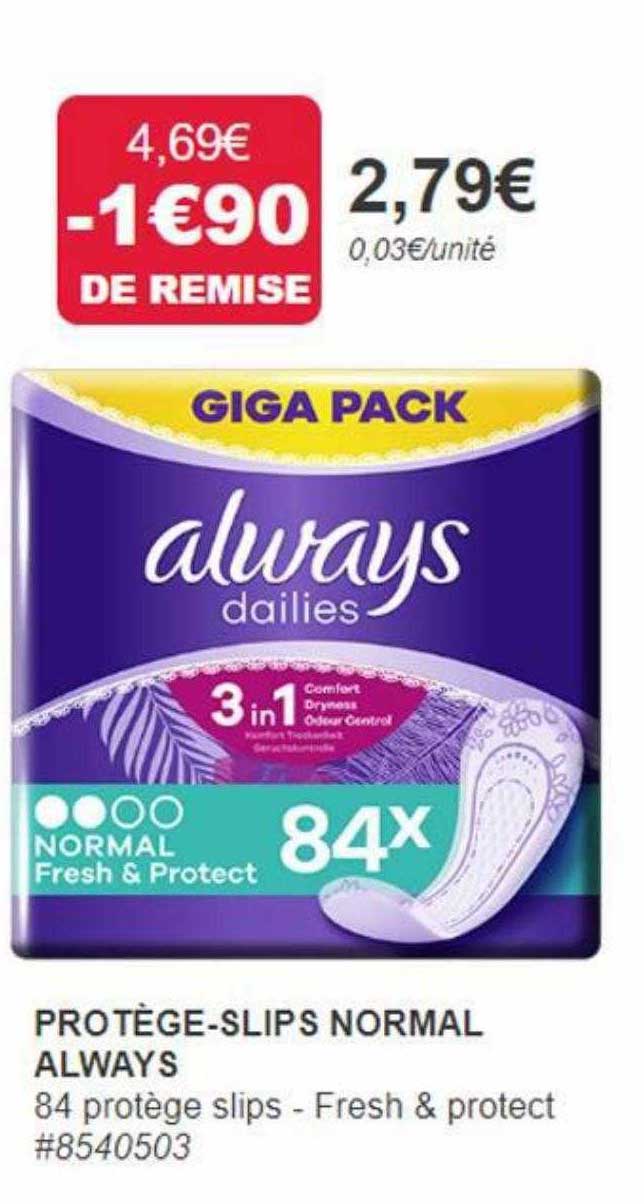 protège-slips normal always