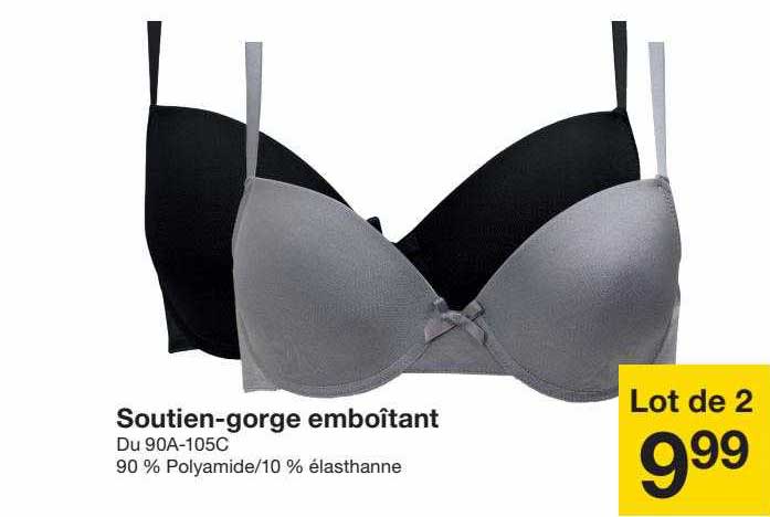soutien-gorge emboîtant