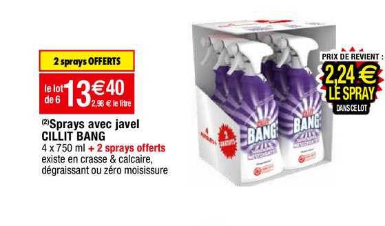spray avec javel cillit bang
