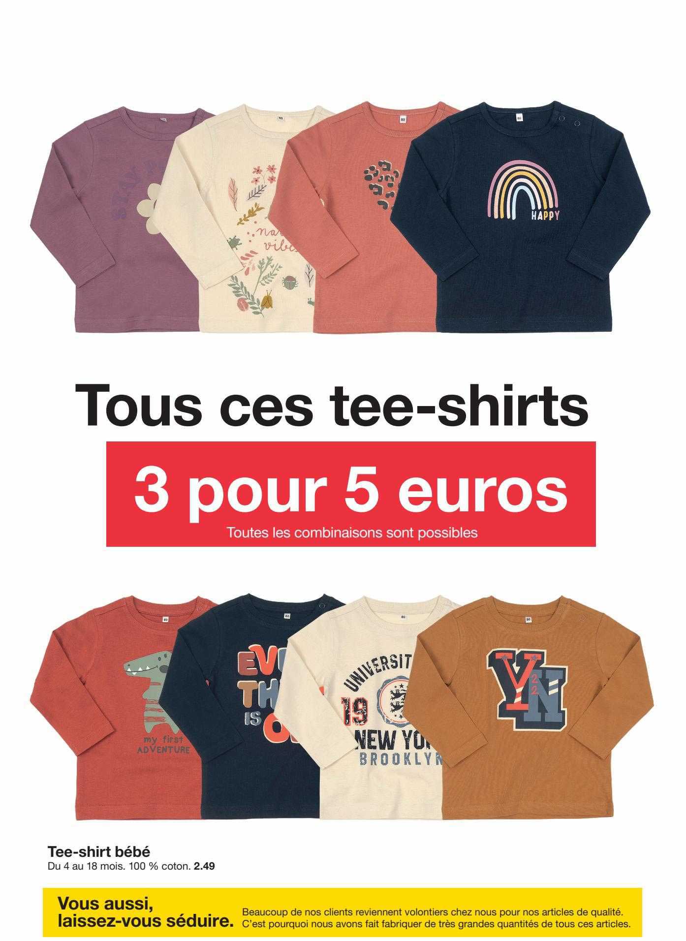 tee-shirt bébé