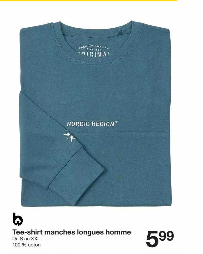 Tee-shirt Manches Longues Homme