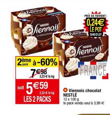 Viennois Chocolat Nestlé