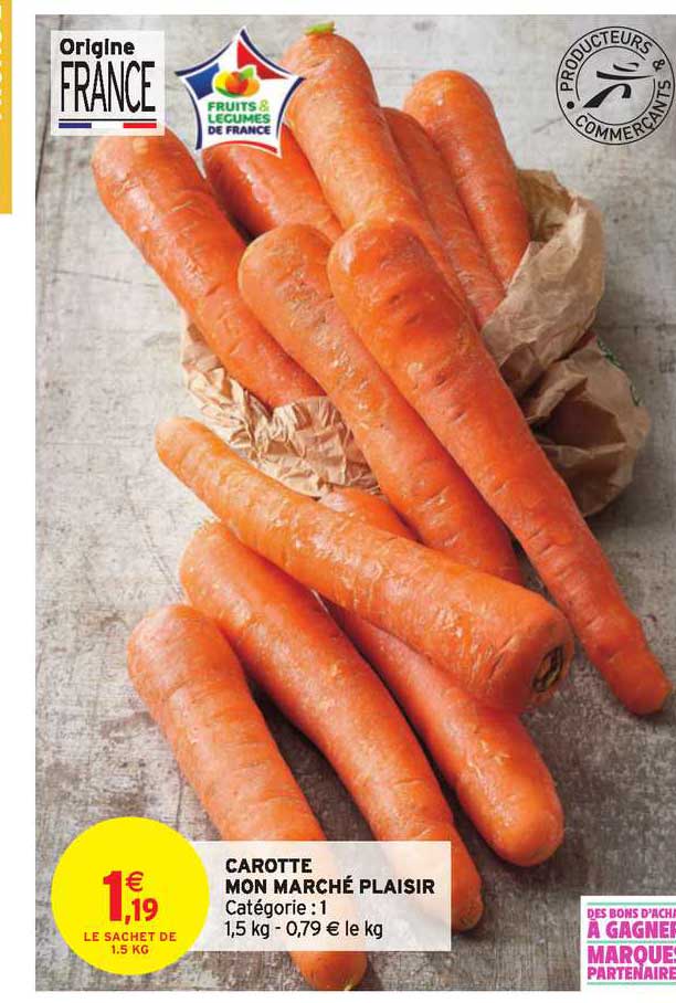 carotte mon marché plaisir