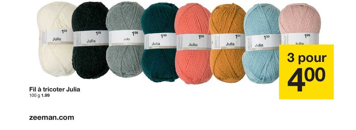 Fil à Tricoter Julia