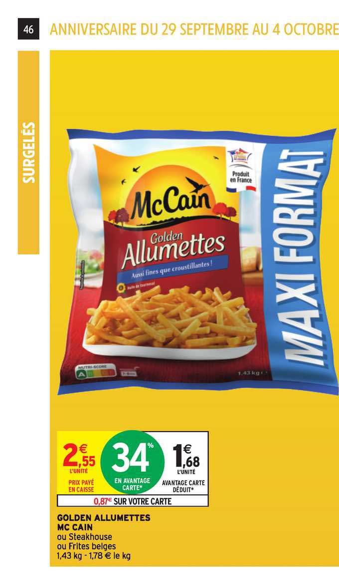 golden allumettes mc cain