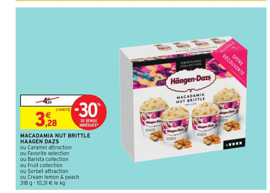 macadamia nut brittle haagen dazs -30% de remise immédiate