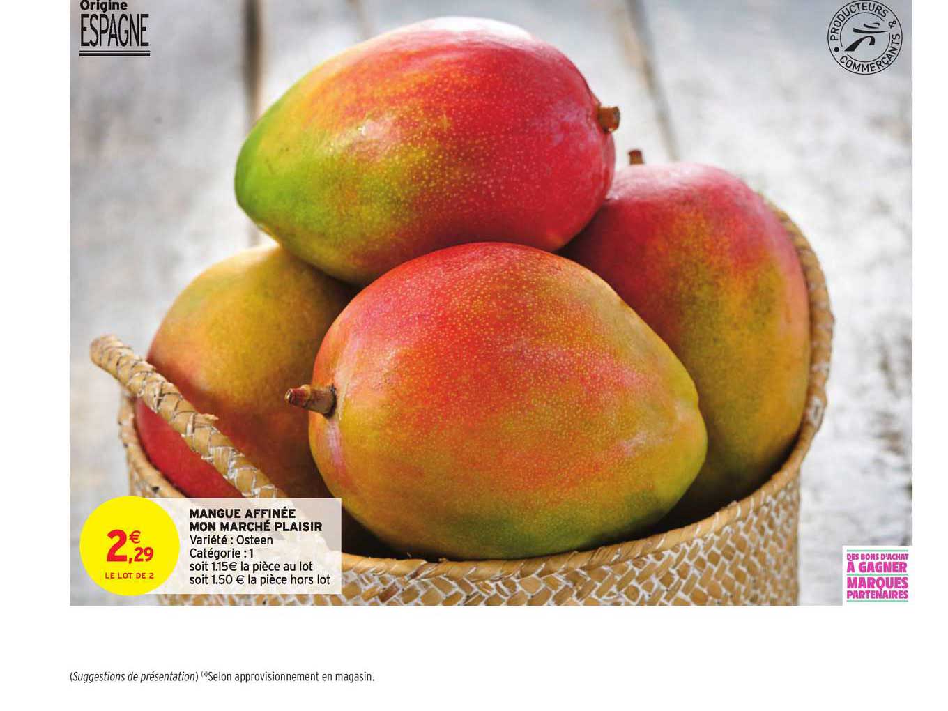 mangue affinée mon marché plasir