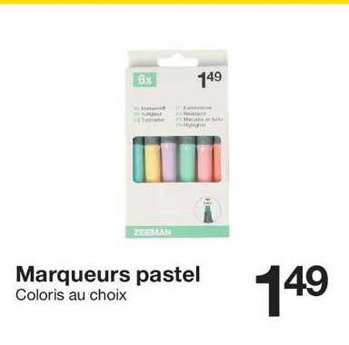 Marqueurs Pastel