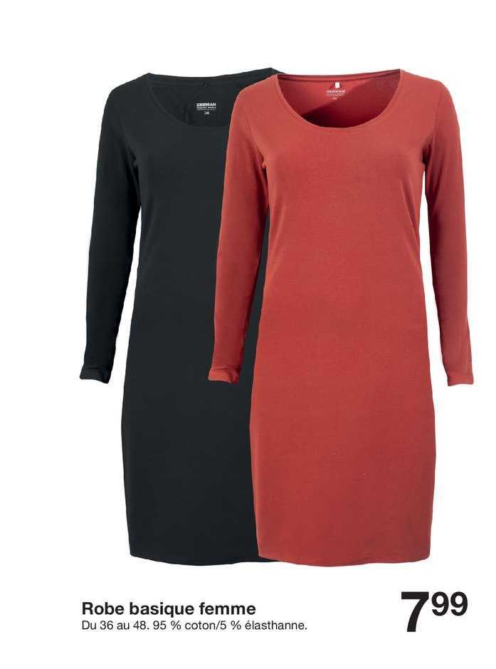 robe basique femme
