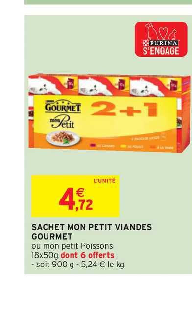 sachet mon petit viandes gourmet