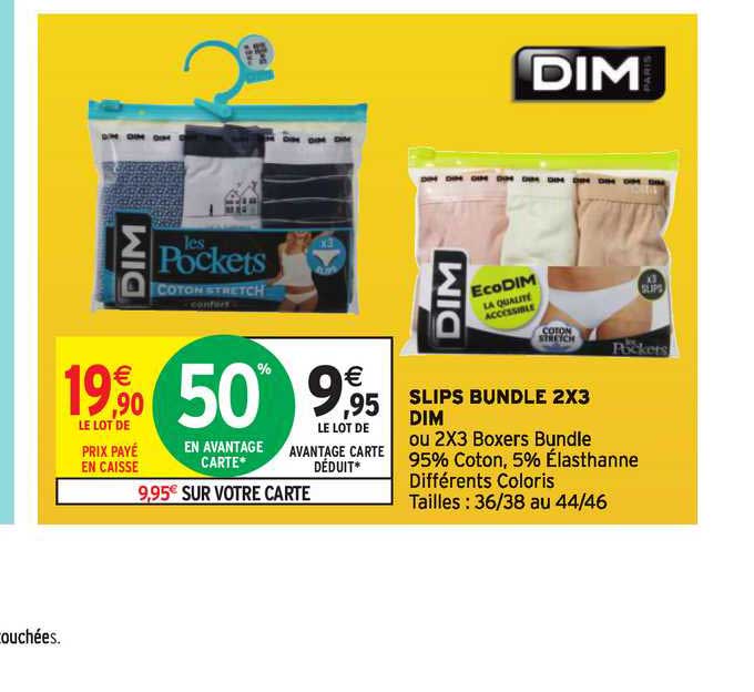 slips bundle 2x3 dim