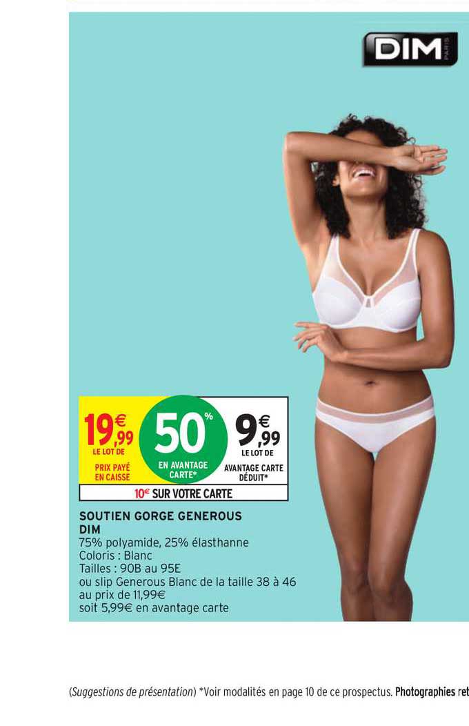 Soutien Gorge Generous Dim