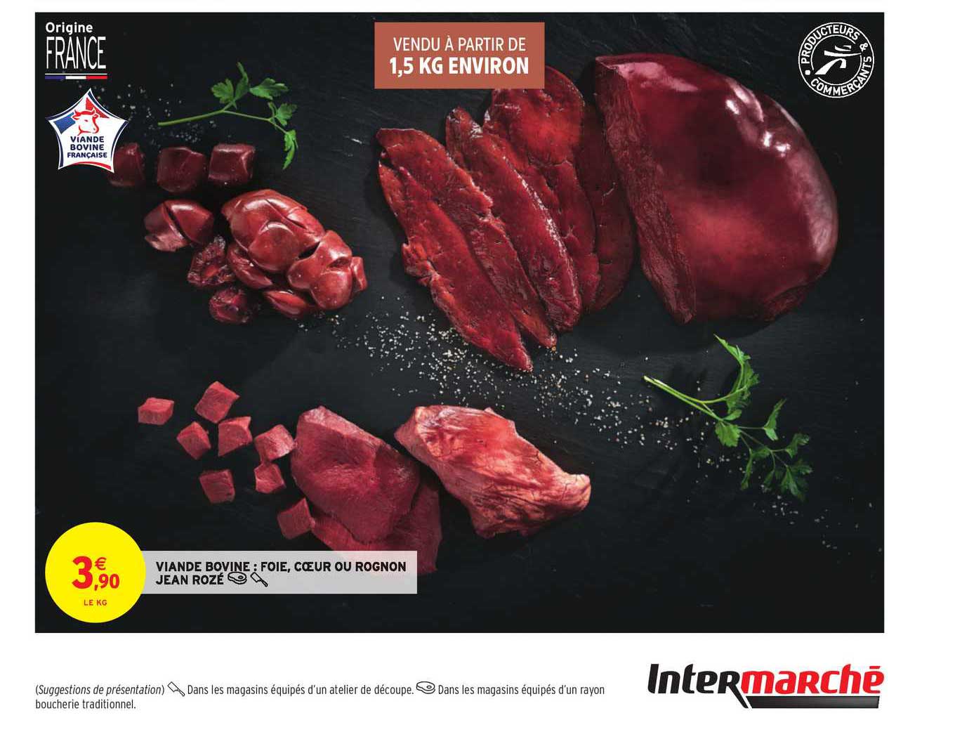 viande bovine foie cœur ou rognon jean rozé