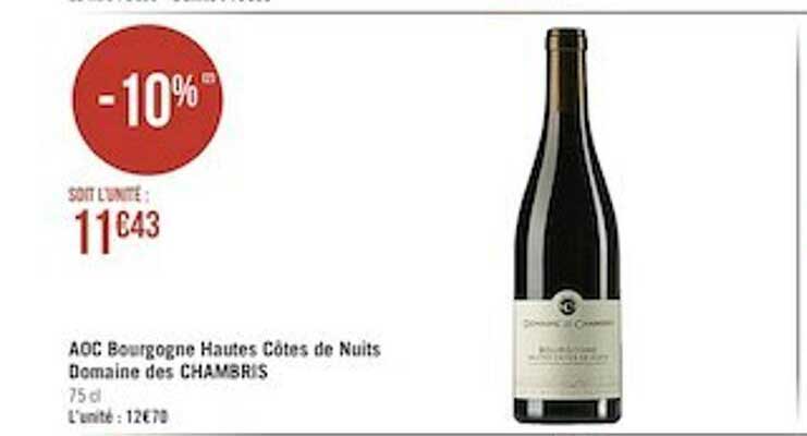 aoc bourgogne hautes côtes de nuits domaine des chambris
