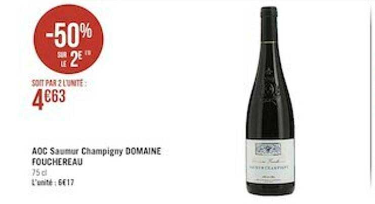 aoc saumur champigny domaine fouchereau
