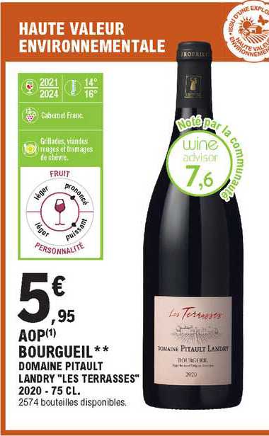 aop bourgueill domain pitault landry "les terrasses" 2020