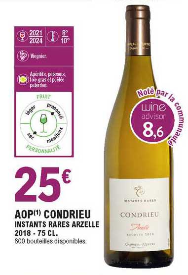 Aop Condrieu Instants Rares Arzelle 2018