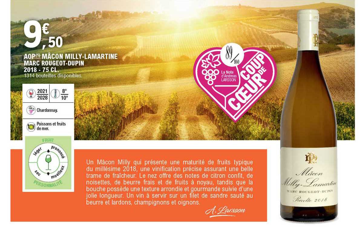 aop mâcon milly-lamartine marc rougeot-dupin 2018