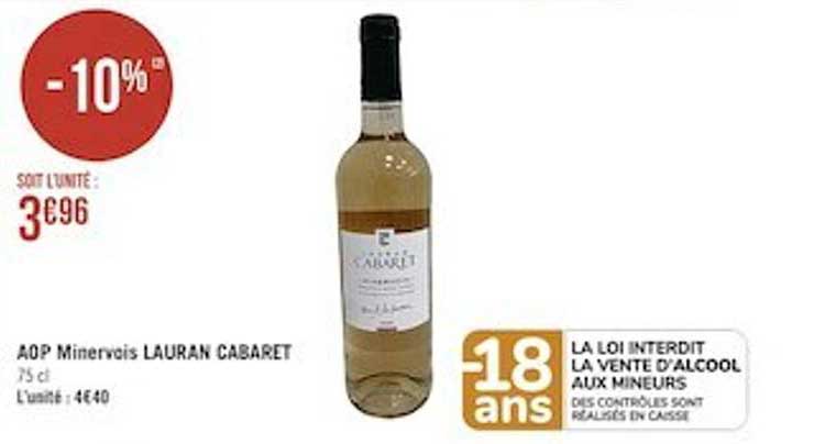 aop minervois lauran cabaret