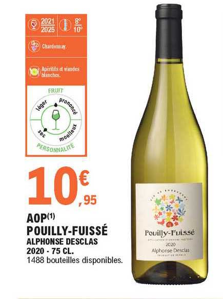 Aop Pouilly-fuissé Alphonse Desclas 2020