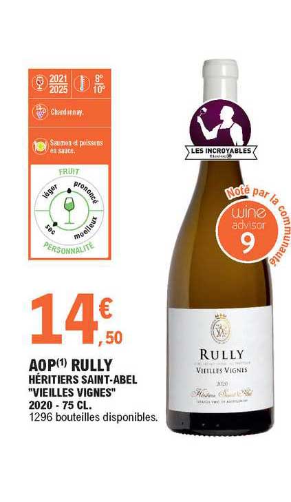 aop rully héritiers saint-abel "vieilles vignes" 2020