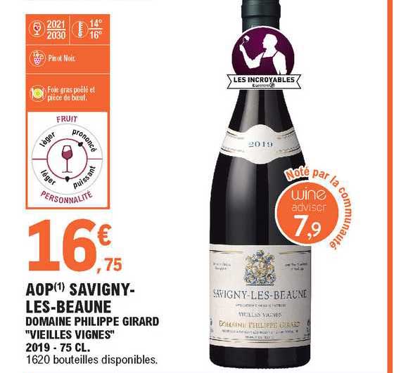 aop savigny-les-beaune domaine philippe girard "vieilles vignes"