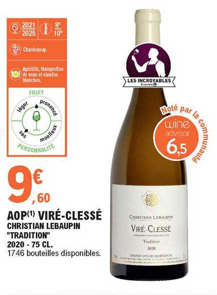 aop viré-clessé christian lebaupin "tradition" 2020