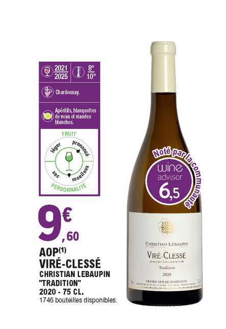 aop viré-clessé christian lebaupin "tradition" 2020