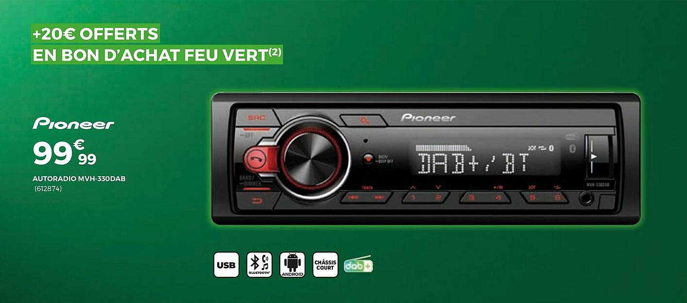 Autoradio Mvh-330dab Pioneer