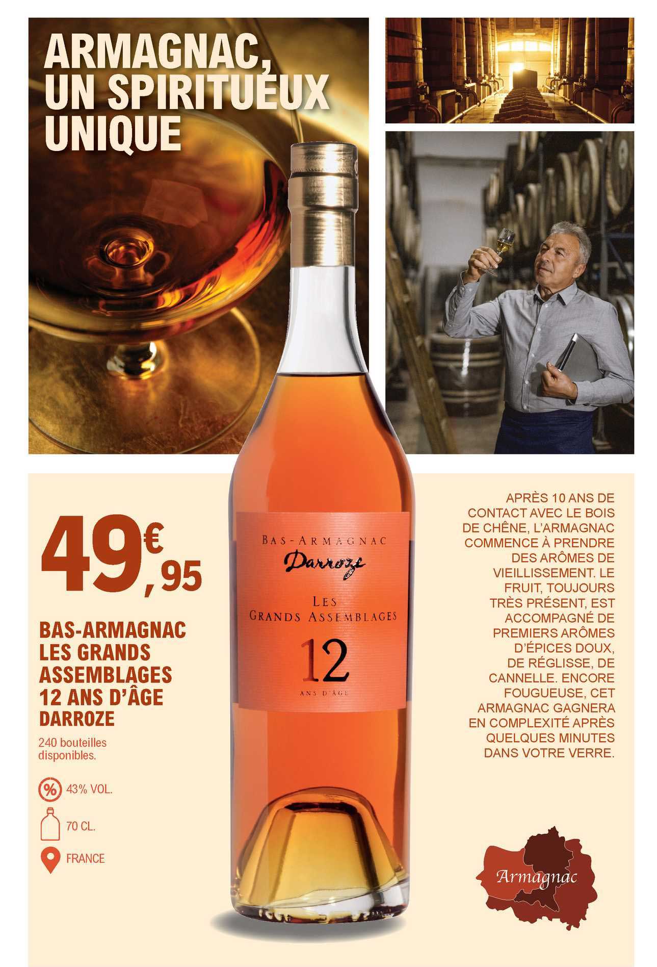 bas-armagnac les grands assemblages 12 ans d'âge darroze