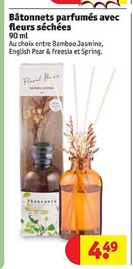 Bâtonnets Parfumés Avec Fleurs Séchées