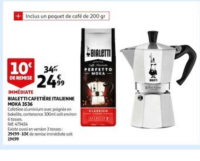 Bialetti Cafetière Italienne Moka 3536