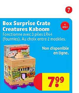 box surprise crate créatures kaboom