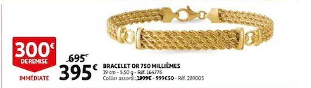 Bracelet Or 750 Millièmes