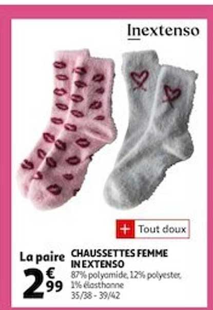 chaussettes femme in extenso