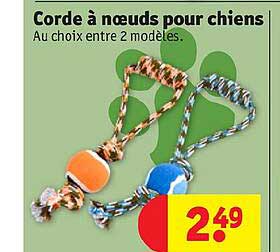 corde à noeuds pour chiens