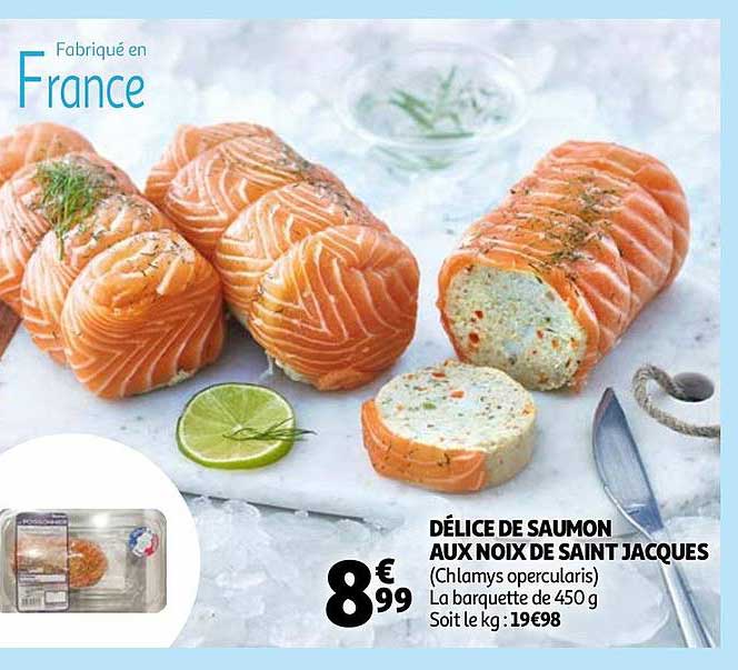 délice de saumon aux noix de saint jacques