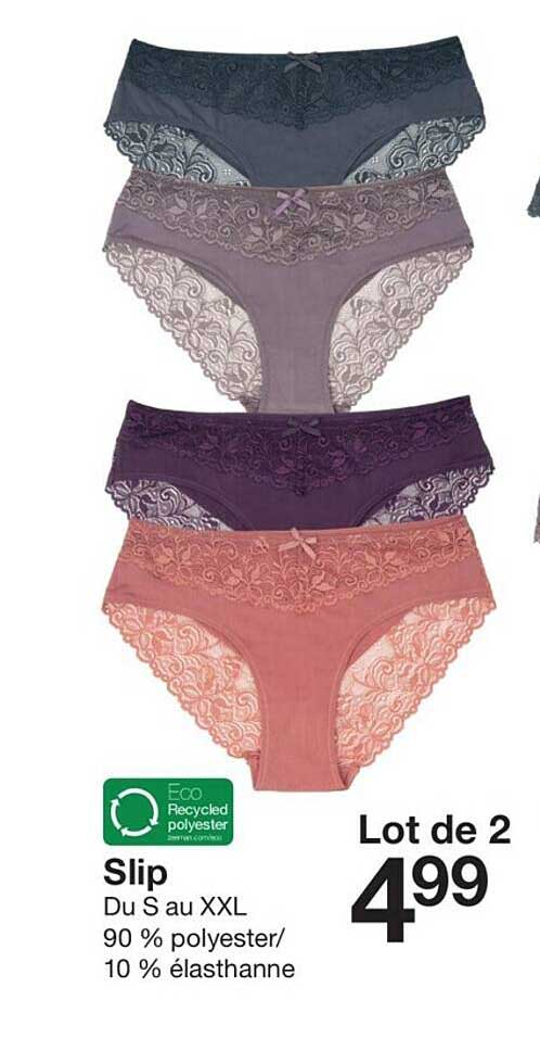 Eco Recycled Polyester Slip