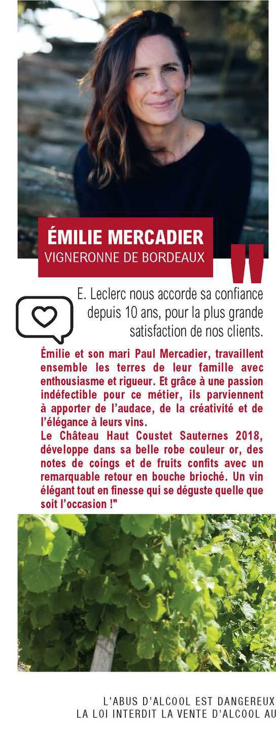 émilie mercadier vigneronne de bordeaux