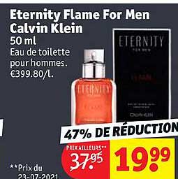 eternity flame for men calvin klein
