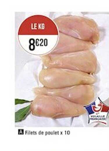 Filets De Poulet X10