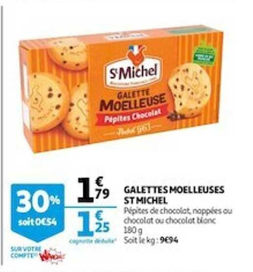 Galettes Moelleuses St Michel