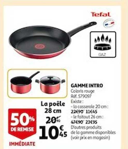gamme intro : la poêle 28 cm tefal