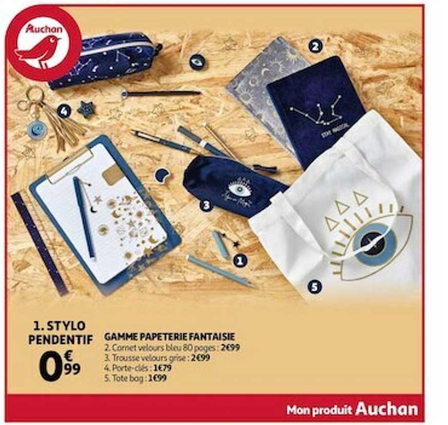 gamme papeterie fantaisie : stylo pendentif