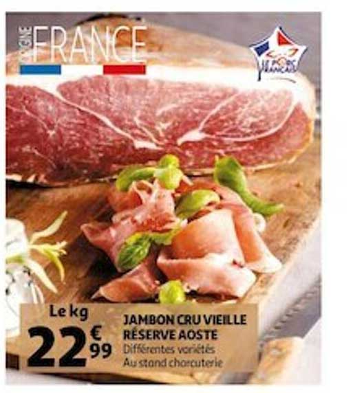 Jambon Cru Vieille Réserve Aoste
