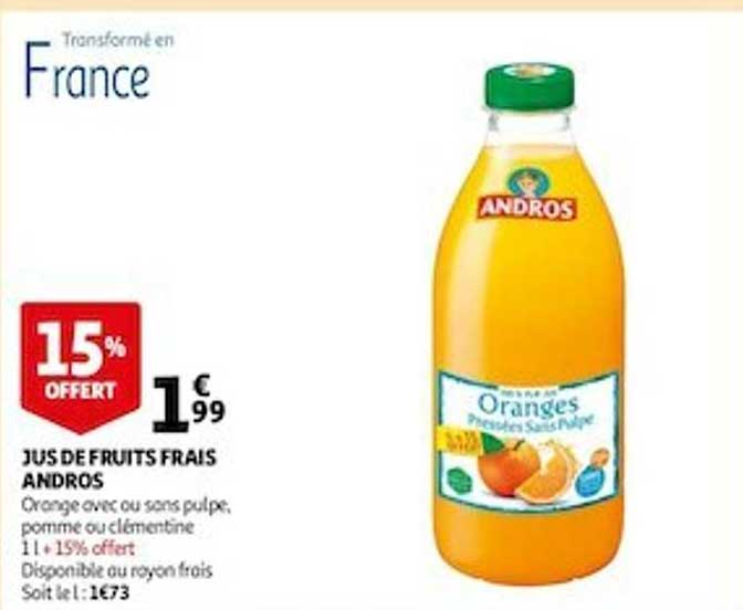Jus De Fruits Frais Andros